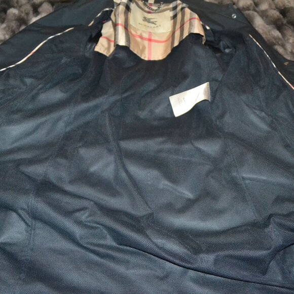 Burberry Woman's TESS Trench/Rain Coat Jacket BLACK Size 6P CUT 1695 - Picture 7 of 9